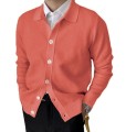 Suéter Henley Fashion Henley de Cardigan Knited