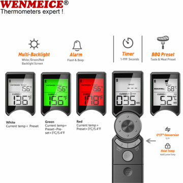 Digitales faltbares Instant Read-Fleischthermometer wasserdicht