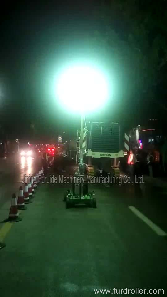 8kW Portable Lighting Tower Diesel Generator 12KW 15KVA 380V 60HZ