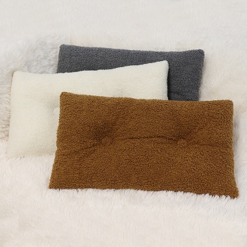Soft Thickened Seat Pads: Rectangle, Square, Round Bouclé Floor Pillows for Chairs