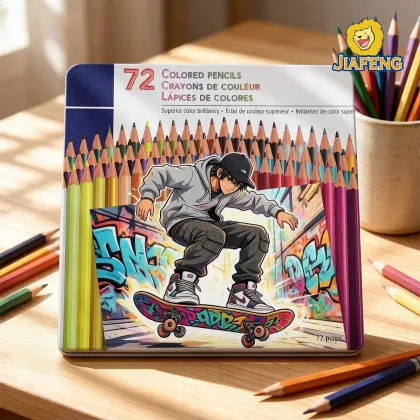 72‑Piece Colored Pencil Box
