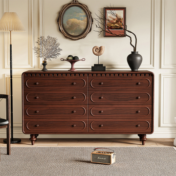 PurelyFeel French Solid Wood Vintage Side Cabinet