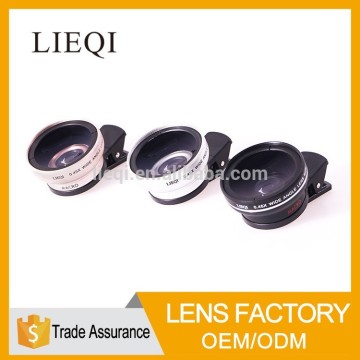 High quality digital 2 in 1 clip mobile phone camera lens super 0.45x wide angle selfie camera lens