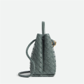 Elegant Tote Bag in Shades of Grey-Green