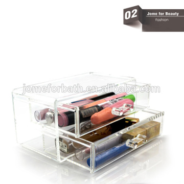 High quality clear cosmetic makeup organizer plastic