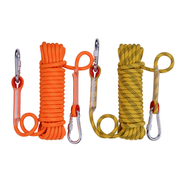 6mm Dynamic Reflective Arborist Ropes: Reinforced Nylon and Polyester for Gym, Camping, and Climbing