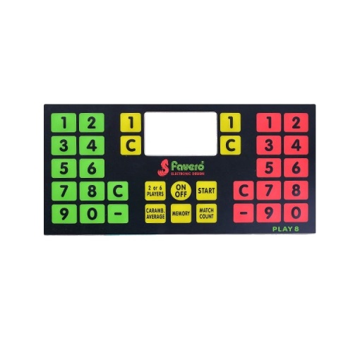 Embossed Membrane Switch matrix embossed button numeric keypad with metal dome Manufactory