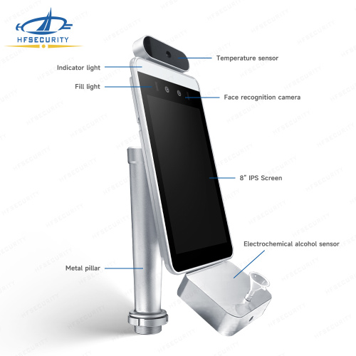 Temperatura tal-wiċċ tal-kontroll tal-kontroll tal-alkoħol tester breathalyzer