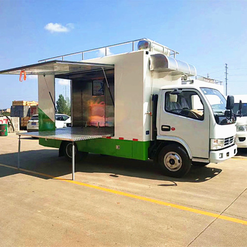 Dongfeng Mobile Kitchen Fast Food Prosing Truck