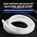 Strip d'étanchéité en silicone rouge et blanc imperméable