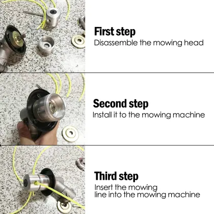 Aluminum Trimmer Head Echo Type Bush Cutter Spare Parts