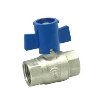 1/2\'\' F x F Nickel Plated  Valve With Special Lockable Handle