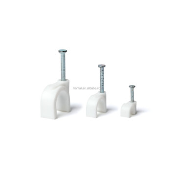 Wholesale Hook Shape Wall Nail Management Organizer Plastic Cable Holding Clip