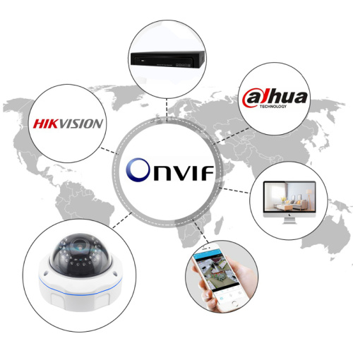 Vandal-proof OEM 2.0MP CCTV IR Dome IP Camera