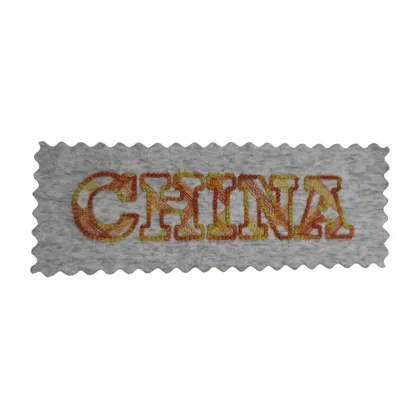 Arch bridge embroidery patch