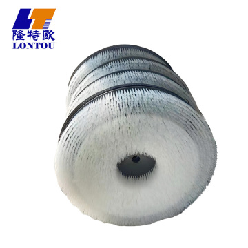 Brosse ronde pour ligne de production de gants