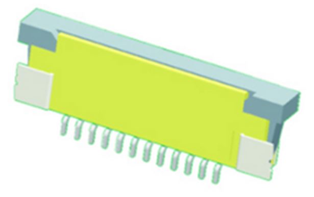 FPC Connector 0.8mm Bodemcontact SMT12 Pin