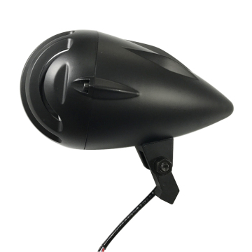 Black Prison Grill Guard Lamp for Cruiser Chopper Bobber Cafer Racer