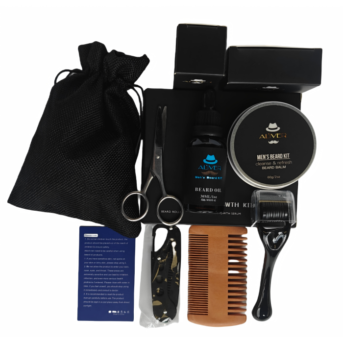 Kit de cuidado de barba de 7 piezas