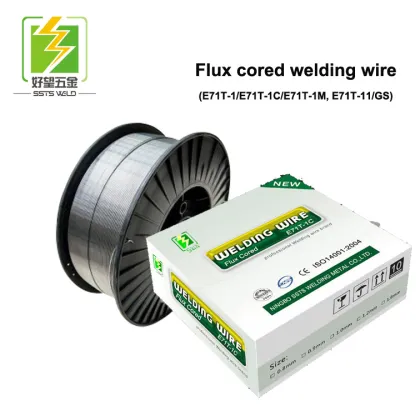 Chinese Manufacturer's Hot Sale E71T-1 Welding Fluxes and Cored Welding Wire in Multiple Sizes