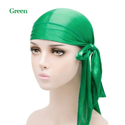 High Quality Designer Custom Silk Durag - H-163 Fashion Multifunction Hair Accessory for Men