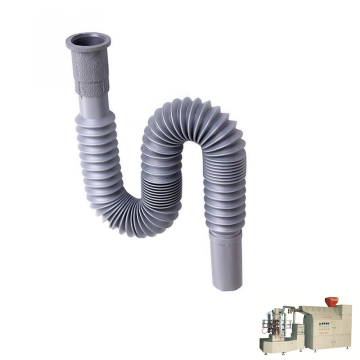 HDPE εύκαμπτη αποστράγγιση κυματοειδών μηχανής χύτευσης σωλήνα σωλήνα