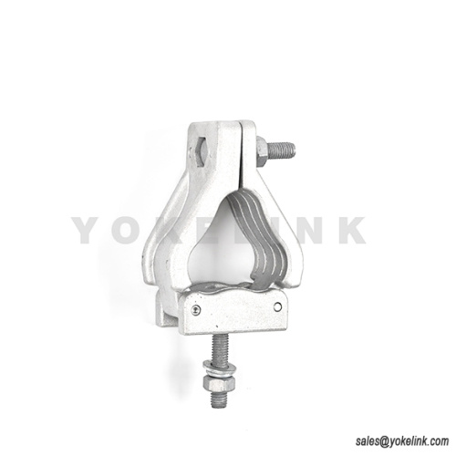 IEC 61914 aluminium trefoil cleat dengan fiksasi baut tunggal