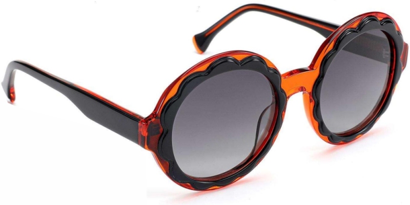 Belieye Fancy Big Round Acetate Sunglasses