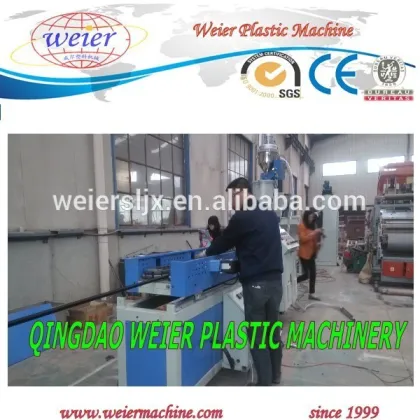 Plastic HDPE PP PVC electric conduit tube making machinery