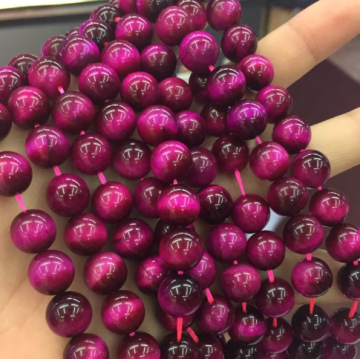 loose gemstone wholesale natural 4mm-14mm round tiger eye stone bead