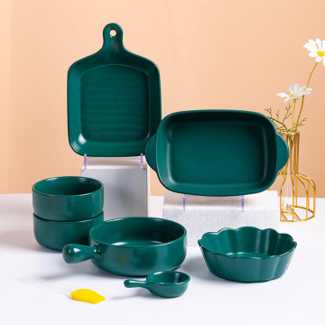 Ceramic Bowl and Plate Set Dinnerware