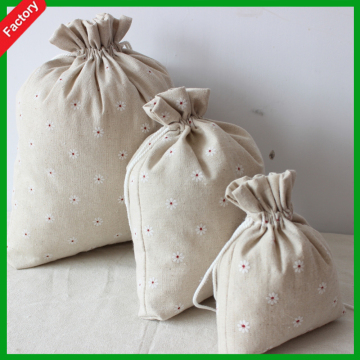 2015 wholesale beautiful Factory cheap gift packaging drawstring bags,/cotton drawstring bag
