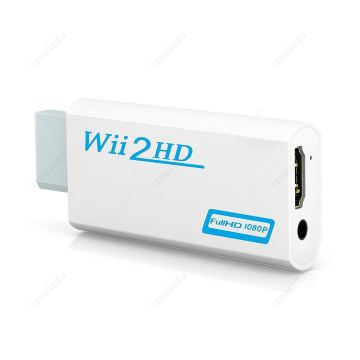 Full HD 1080p Wii a HDMI Adaptador del convertidor: Mejora de la experiencia de Wii en PC, HDTV y monitores