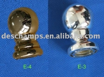 Gold plastic ball flagpole