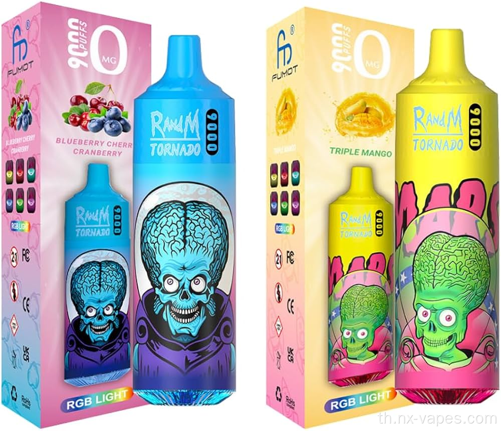 ขายส่ง Fumot Randm Tornado 9000 พัฟ