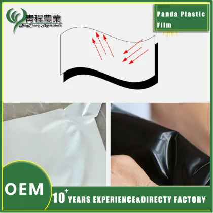 Black and White Plastic Film