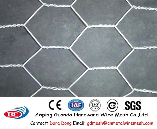 Galvanized Hexagonal Wire Netting/pvc coated hexagonal wire mesh/ Chicken wire netting facotry