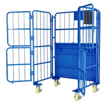 Custom Heavy Duty Steel Mobile Logistics Cart for Warehouse