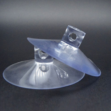 PVC Mushroom Head Suction Cup Display Stand for Glass