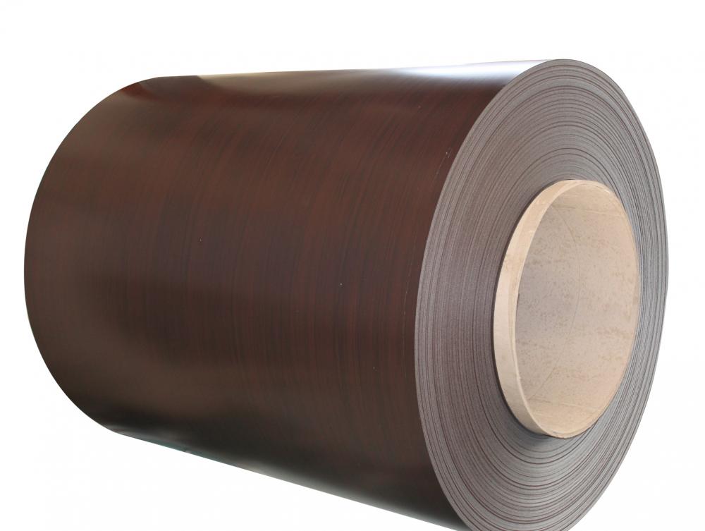 Wood color flat roll