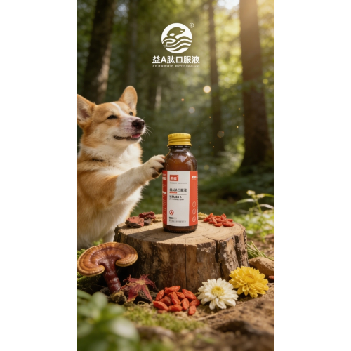 OEM Pet A Vitamini Reishi Mantarı ve Laktoferrin İçeren Oral Sıvı