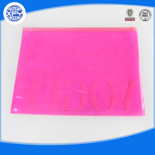 Translucent ziplock plastic PVC bag
