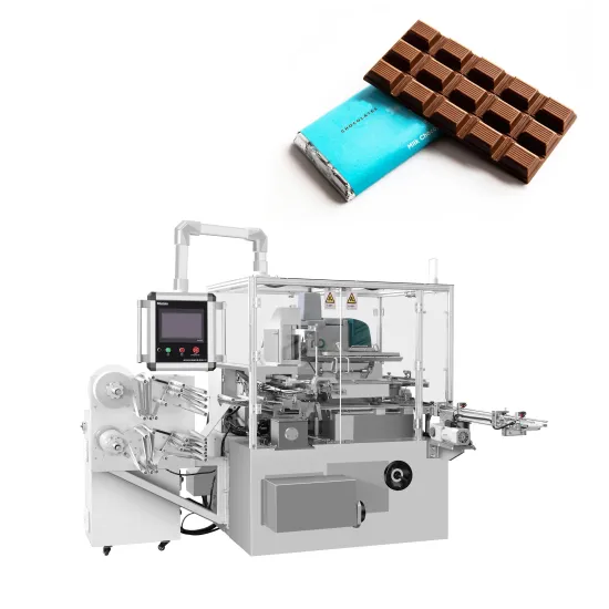 Full Automatic Flow Chocolate Bar Soap Double Layer Paper Wrapping Machine