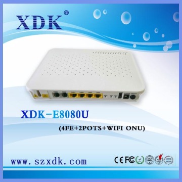 4FE 2pon gpon onu FTTH/FTTB wifi ont /FTTH modem