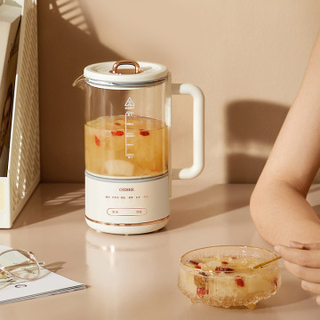 OIDIRE 600ml Health Tea Transparent Borosilicate Glass Tea Pot