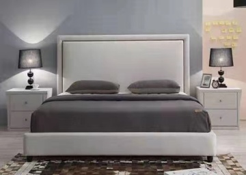 Colorful storage box bedroom furniture bed with bedslat