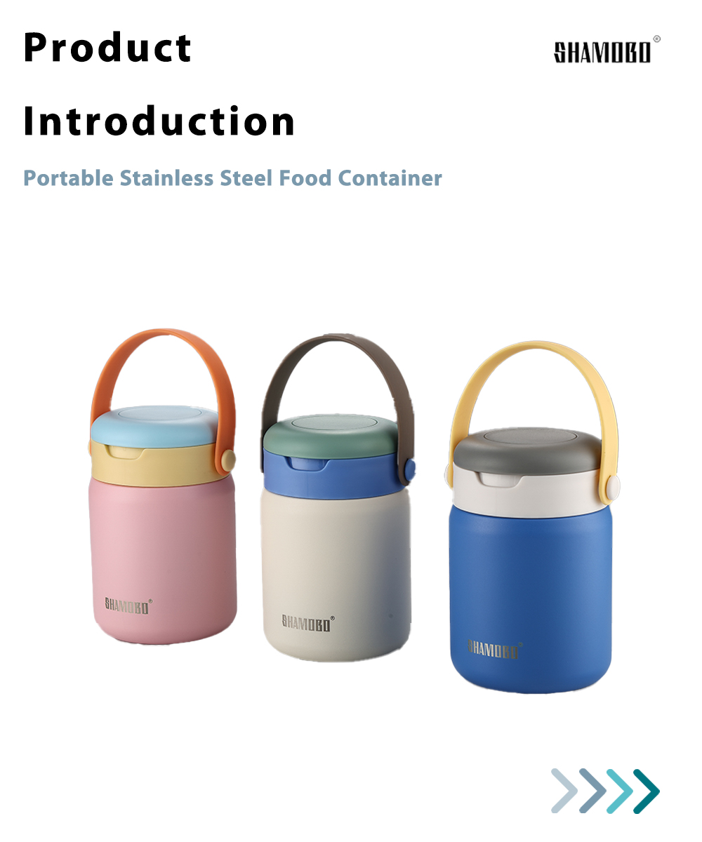 Portable Stainless Steel Food Container x