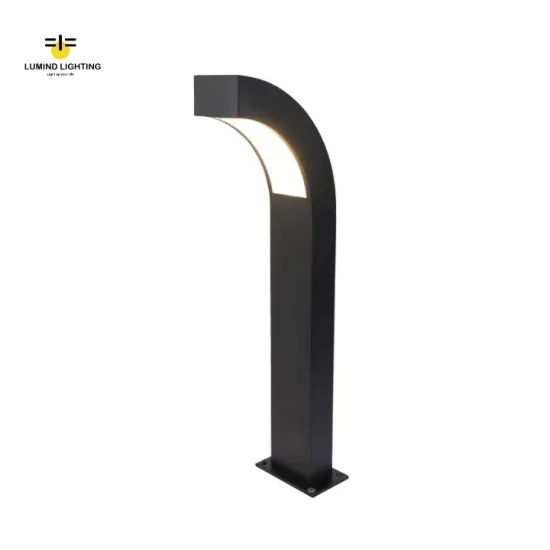 Lumind Garden Lamp: Waterproof Black Outdoor Wall and Street Light