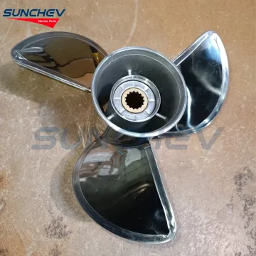 Boat Stainless Propeller 3*13"*19"-K for Outboard Stainless Propeller Yamaha 60-130hp 6E5-45941-00-EL 688-45970-03-98 15 Tooth