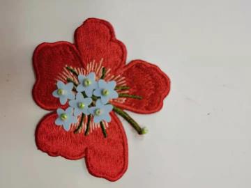 Fashion Embroidery Flower Patch